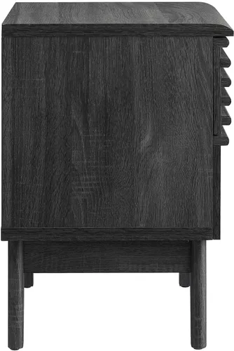 Miniatura 5 de Modway Render Mid-Century Modern, mesita de noche, color carbón