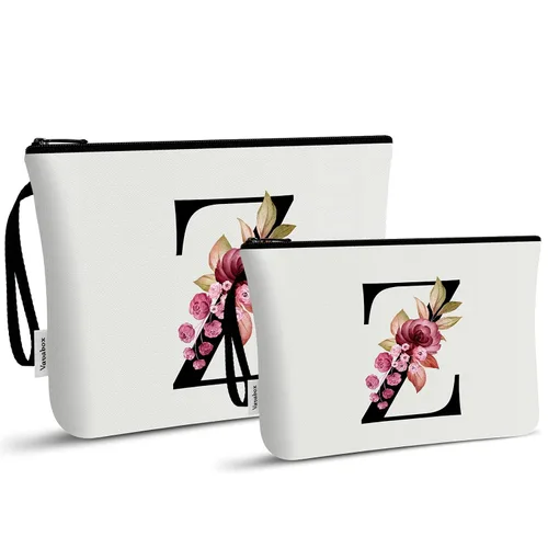 Miniatura 83 de Vavabox A-Z Bolsa de Maquillaje Personalizada, Regalos de Cumpleaños para Mujeres y Mamá, Regalos para la Mejor Amiga, Bolsa de Cosméticos