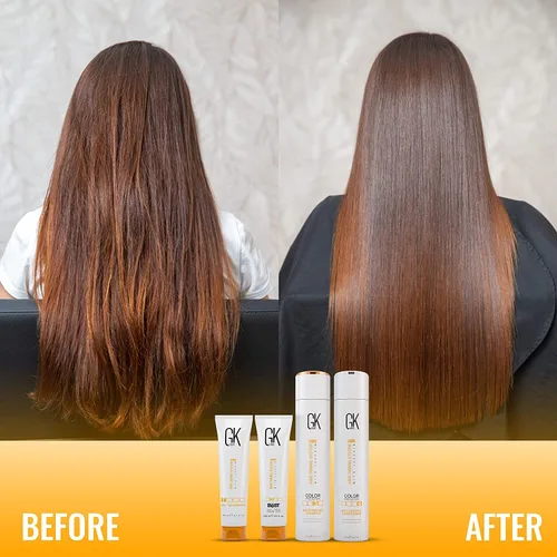Miniatura 3 de GK HAIR Global Keratin El mejor kit de caja de consumo (300ml/10.1 Fl Oz) Tratamiento de queratina para alisar y suavizar profesional brasileño