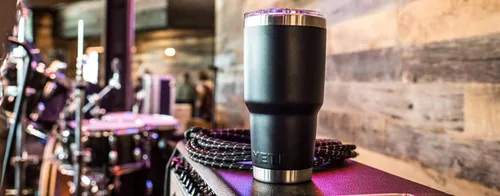 Miniatura 5 de YETI Rambler - Vaso aislado al vacío de acero inoxidable de 30 onzas con tapa MagSlider azul (Offshore Blue)