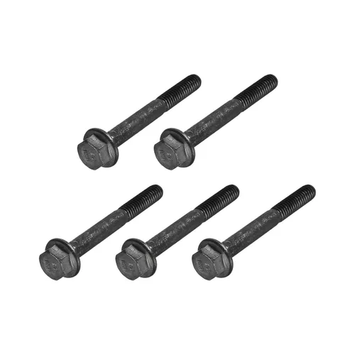 Miniatura 6 de METALLIXITY Pernos de cabeza hexagonal con brida (M6x40mm) 5pcs, perno de brida hexagonal Tornillo de media rosca, para sujetadores de hardware