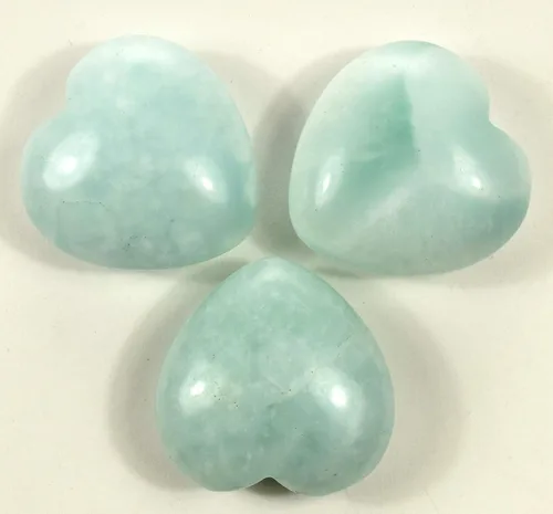 Miniatura 5 de HQRP-Crystal Corazón Aguamarina Lapislázuli Ágata Cuarzo Calcedonia Mookaita Laradorita Jaspe Aventurina Sodalita Ámbar 1PC, Lapislázuli