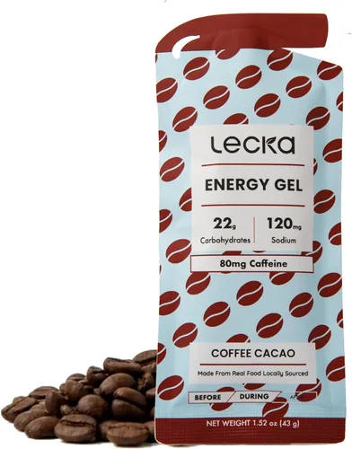 Miniatura 11 de Lecka Geles energéticos naturales – Combustible para correr sin maltodextrina para estómagos sensibles – 0.95 oz de carbohidratos de semillas