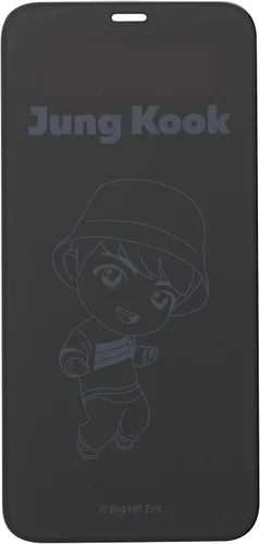 Miniatura 12 de iFace TinyTAN inspirado en BTS Protector de pantalla de vidrio templado de borde redondo diseñado para iPhone 12 Pro Max (Jung Kook)