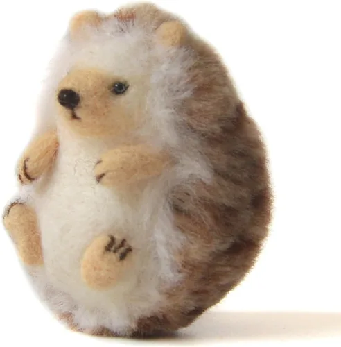 Miniatura 9 de Feltsky Kits de fieltro de aguja de 4 animales para principiantes, fáciles de hacer con todo, manualidades para mamá, abuela