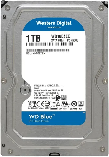Miniatura 2 de Western Digital 1 TB WD Blue Disco duro interno para PC HDD - 7200 RPM, SATA 6 Gb/s, caché de 64 MB, 3.5" - WD10EZEX
