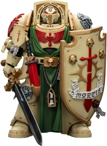 Miniatura 10 de JOYTOY 1/18 Warhammer 40,000 Figura de acción Black Templars The Emperors Champion Rolantus Collection
