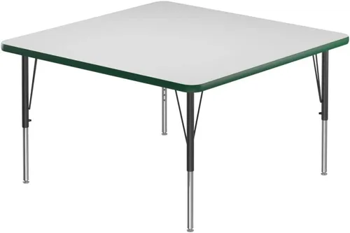 Miniatura 39 de Correll - Mesa rectangular de 24 x 36 pulgadas, mesa de actividades superior de borrado en seco, altura ajustable (19 a 29), laminado de alta