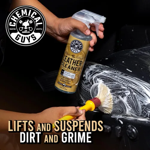 Miniatura 2 de Chemical Guys SPI_109_04 - Kit completo para el cuidado del cuero Leather Cleaner y Conditioner para uso en interiores de autos, ropa de cuero