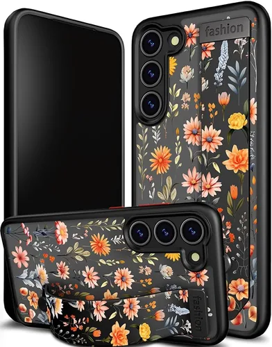 Miniatura 120 de Compatible para Samsung Galaxy S23 Funda Bonita con Correa Soporte Dedo Kickstand, Fundas de Silicona Geniales de Diseñador Funda Cover - Mariposa