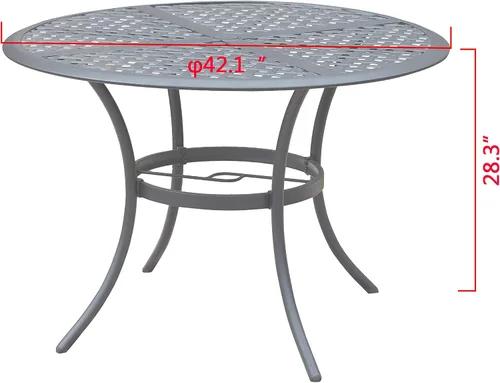Miniatura 3 de Lokatse Home. Juego de 4 sillas para comedor de hierro forjado para exteriores, con brazos y cojines de asiento. Negro