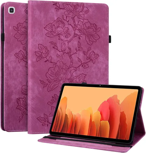 Miniatura 42 de Funda para Samsung Galaxy Tab S5e 10.5 2019 Modelo SM-T720/T725/T727, funda delgada de piel sintética con soporte multiángulo y soporte