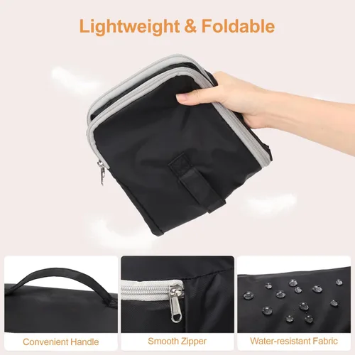 Miniatura 5 de Cambond Travel Underwear Organizer Bag - 4-in-1 Double Layer Lightweight Bra Organizer, Portable Expandable Compression Packing Cubes Travel Packing