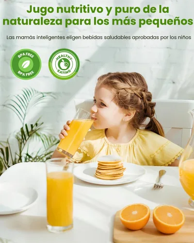 Miniatura 2 de LINKChef Exprimidor de prensa en frío – Exprimidor de 250 W, canal de alimentación grande de 5.12 pulgadas para frutas y verduras enteras