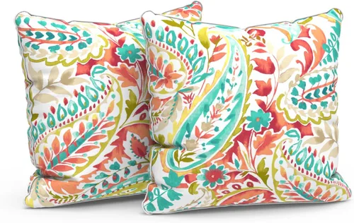 Miniatura 125 de LVTXIII Juego de 2 almohadas lumbares para patio, 12 x 20 pulgadas, resistentes a la decoloración, para exteriores con interiores, cojines lumbares