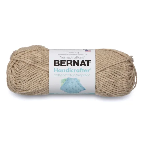 Miniatura 18 de Bernat Handicrafter - Hilo de algodón de colores sólidos, 1.75 oz, calibre 4 mediano, 100% algodón, Rojo Country