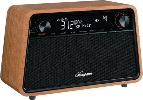 Miniatura 2 de Sangean HDR-19 HD Radio/AM/FM-RDS/Bluetooth/AUX Radio de gabinete de madera premium