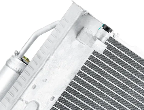 Miniatura 6 de Radiador y condensador de aluminio de alto rendimiento compatible con Infiniti G37 Sedan 13-17 Nissan 370Z 2009-2013, incluye condensador
