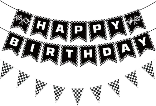Miniatura 15 de Cartel de feliz cumpleaños para decoraciones de fiesta de cumpleaños (aguamarina)