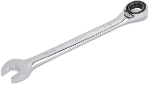 Miniatura 10 de Titan 14613 Llave combinada de trinquete reversible de 1 pulgada, 12 puntos, 72 dientes