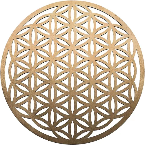 Miniatura 18 de Fourth Level MFG Ankh de 12", Arte de Pared de Madera de Geometría Sagrada, Decoración Colgante para el Hogar del Antiguo Egipto, Símbolo Eterno