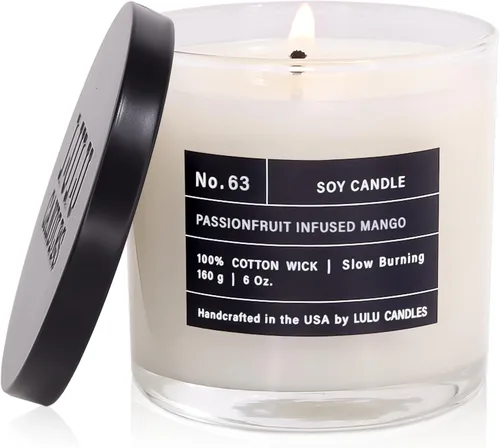 Miniatura 59 de Lulu Candles Sweet Pea, Jasmine & Apple Vela perfumada en tarro de soja de lujo Vertida a mano en los Estados Unidos Altamente perfumada