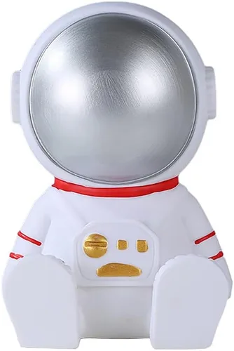 Miniatura 2 de Gaolinci Figura de vinilo de astronauta, alcancía, banco de dinero resistente a caídas, decoración de sala de estar