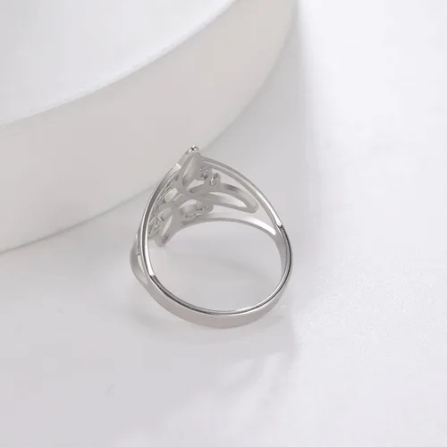 Miniatura 29 de UNIFT Anillo de nudo de bruja para mujer, acero inoxidable, celta, cuaternario, Wicca, estilo geométrico, anillo de nudo de brujería, amuleto
