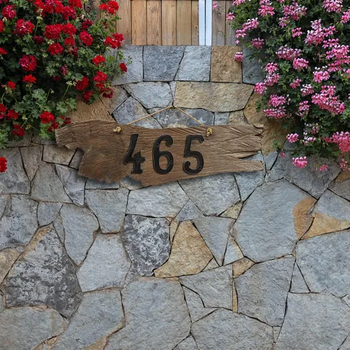 Miniatura 4 de Números y letras de casa de hierro fundido de 3 pulgadas, números de casero de hierro fundido vintage, números de buzón de puerta de metal sólido