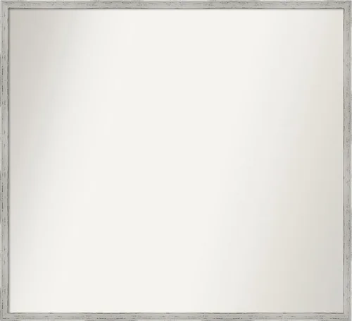 Miniatura 216 de Amanti Art Espejo de baño blanco para sobre el fregadero, 32 x 45 pulgadas, espejo de tocador rectangular blanco esbelto, marco de madera moderno