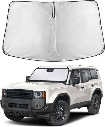 Miniatura 254 de Econour Parasol para parabrisas compatible con Honda Civic 2016-2021, protector de parasol plegable para ventana, bloquea los rayos UV y mantiene tu