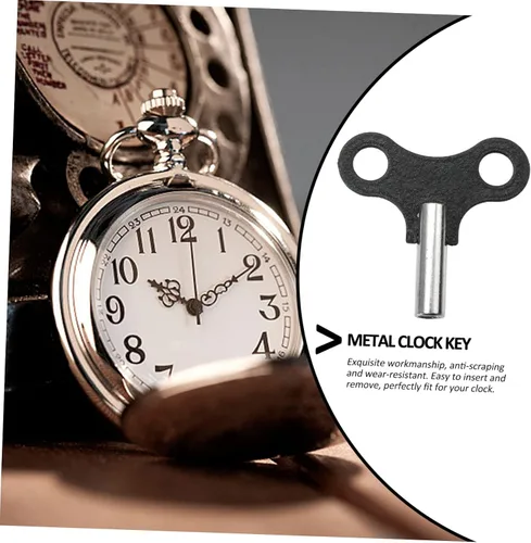 Miniatura 3 de DOITOOL Juego de llaves de reloj de metal, llave de relojería para el hogar, llave de bobinado para accesorios de reloj