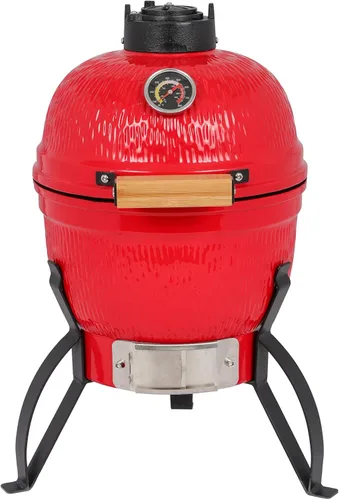 Miniatura 16 de Parrilla de carbón portátil de barril de 43.7 pulgadas, ahumador de metal para exteriores, parrilla de barbacoa de alta resistencia al aire libre