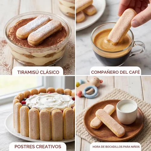 Miniatura 8 de Maestro Massimo Savoiardi Original Italian Ladyfingers, 7.05 onzas, producto de Italia, aperitivo de dedos de dama premium, galletas italianas