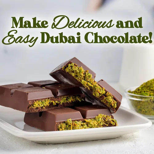 Miniatura 3 de Kataifi - Paquete de masa de filo rallado y pasta de pistacho para chocolate de Dubái, auténtica pastelería kataifi picada seca turca (1.1 libras)