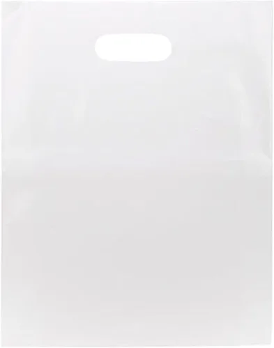 Miniatura 9 de ClearBags 100 bolsas transparentes con asa de 9 x 12, extragruesas de 2.25 mil, bolsas de regalo de plástico para compras al por menor, resistentes