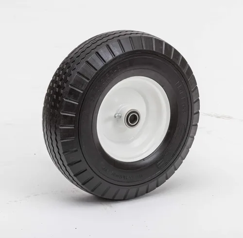Miniatura 7 de Ruedas planas libres Ruedas de repuesto para carretilla, carrito de jardín, carrito de guardería Opciones de buje/rodamiento Capacidad de 500