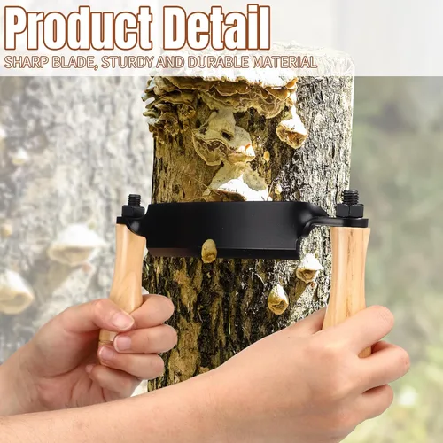 Miniatura 4 de WILLBOND Juego de 2 Cuchillas de Desbaste de 8 Pulgadas, Cuchilla de Desbaste Recta y Curva, Herramienta Manual de Carpintería para Descortezar