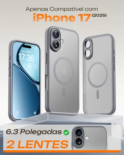 Miniatura 871 de TOCOL Funda para iPhone 11, compatible con Magsafe, protección completa de cámara, imanes integrados, protección contra caídas, funda translúcida