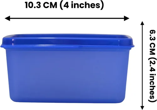 Miniatura 3 de Tupperware Keep Tab - Juego de recipientes de plástico, 16.9 fl oz, juego de 4, multicolor (puedes obtener 4 colores)