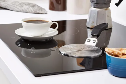 Miniatura 5 de Bialetti Placa de acero inoxidable, adaptador difusor de calor para cocina a inducción, acero, 6 pintas (Paquete de 6)