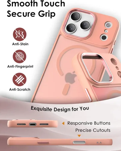 Miniatura 5 de IAIYOXI Funda magnética para iPhone XR [compatible con MagSafe], translúcida mate, delgada, delgada, a prueba de golpes, para mujeres, hombres