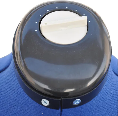 Miniatura 8 de 13 Dials, maniquí profesional con forma femenina ajustable, para costura de vestidos. Azul