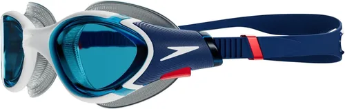 Miniatura 2 de Speedo Biofuse 2.0 - Gafas de natación unisex para adultos Amonita Azul/Blanco/Rojo/Azul