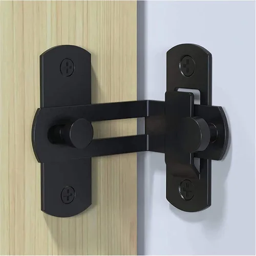 Miniatura 4 de Tunish - Cerradura grande para puerta corrediza de granero, pestillo de puerta delantera de seguridad para gabinete de vino, baño, garaje, jardín