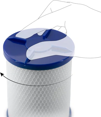Miniatura 4 de iFilters Filtro de agua de bloque de carbón activado con cáscara de coco de alta pureza de 0.5 micrones Capacidad de 750 GPD Compatible