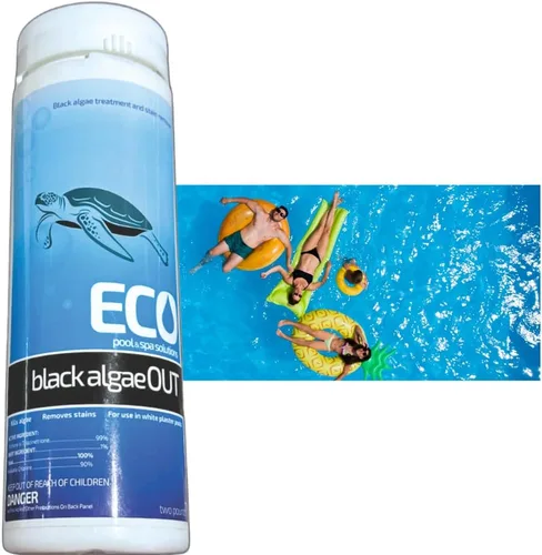 Miniatura 5 de Alguicida negra para piscinas y spa – Eliminador de algas de piscina de acción rápida para algas negras y mostazas – Tratamiento de choque para agua