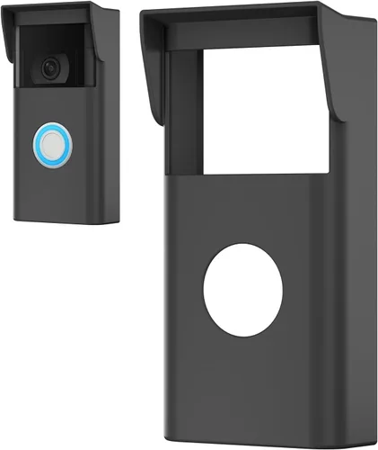 Miniatura 7 de Funda de silicona para timbre de video Ring de 2ª generación (versión 2020) – Cubierta de timbre de anillo resistente a la intemperie con visera