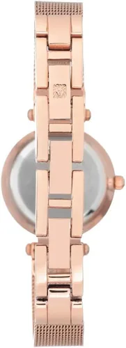 Miniatura 3 de Anne Klein Reloj de pulsera de malla con detalles de diamantes para mujer