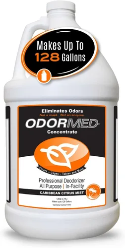 Odorcide Odormed - Concentrado eliminador de olores para mascotas - Eliminador de olores fuertes en pisos, paredes, jaulas y más - Uso múltiple con